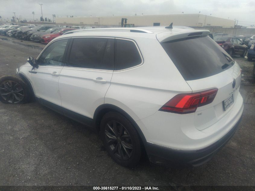 2022 VOLKSWAGEN TIGUAN SE VIN: 3VV3B7AX8NM120131