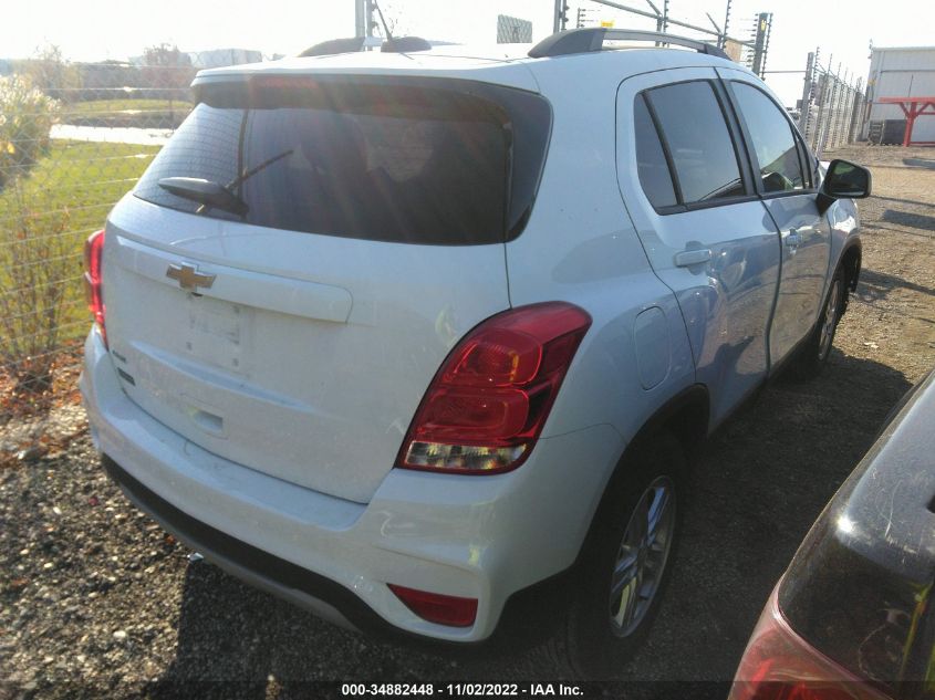 2021 CHEVROLET TRAX LT VIN: KL7CJLSB6MB340951