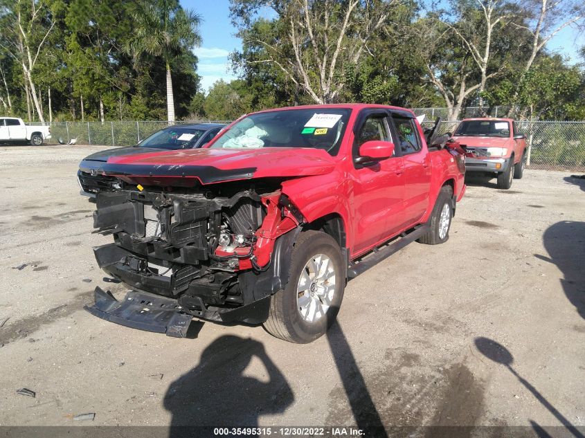 2022 NISSAN FRONTIER SV VIN: 1N6ED1EK0NN603113