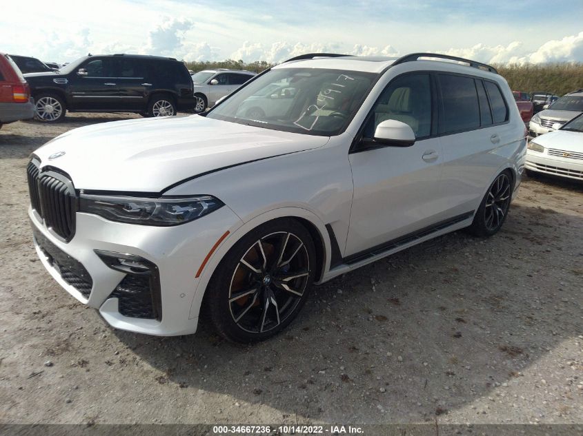 2021 BMW X7 XDRIVE40I VIN: 5UXCW2C07M9G24917