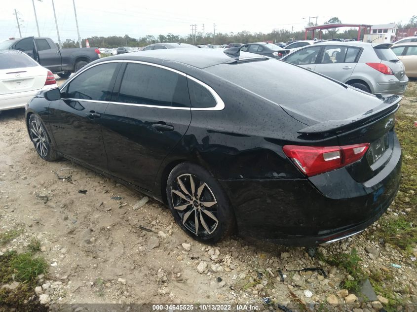 2022 CHEVROLET MALIBU RS VIN: 1G1ZG5ST2NF102081