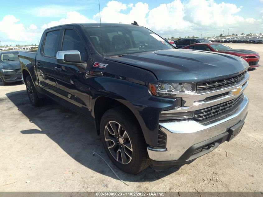 2021 CHEVROLET SILVERADO 1500 LT VIN: 3GCUYDED1MG265895