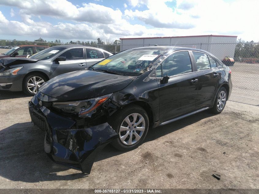 2022 TOYOTA COROLLA LE VIN: 5YFEPMAE3NP381617
