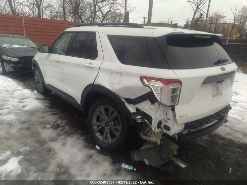 2021 FORD EXPLORER XLT VIN: 1FMSK8DH9MGA80733