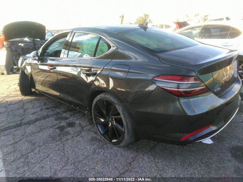 2023 GENESIS G70 2.0T VIN: KMTG34TA6PU108550