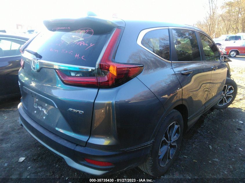 2022 HONDA CR-V EX-L VIN: 2HKRW2H8XNH670015