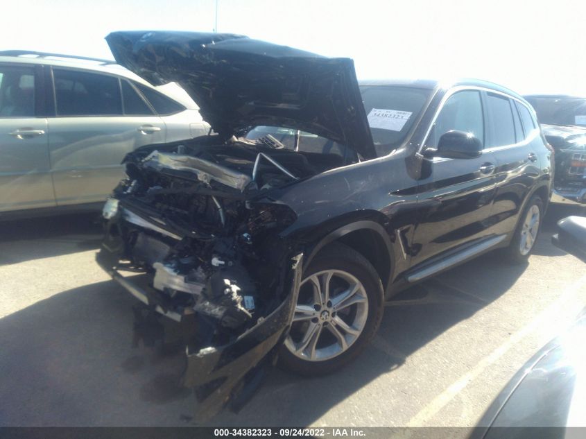 2021 BMW X3 SDRIVE30I VIN: 5UXTY3C0XM9D91860