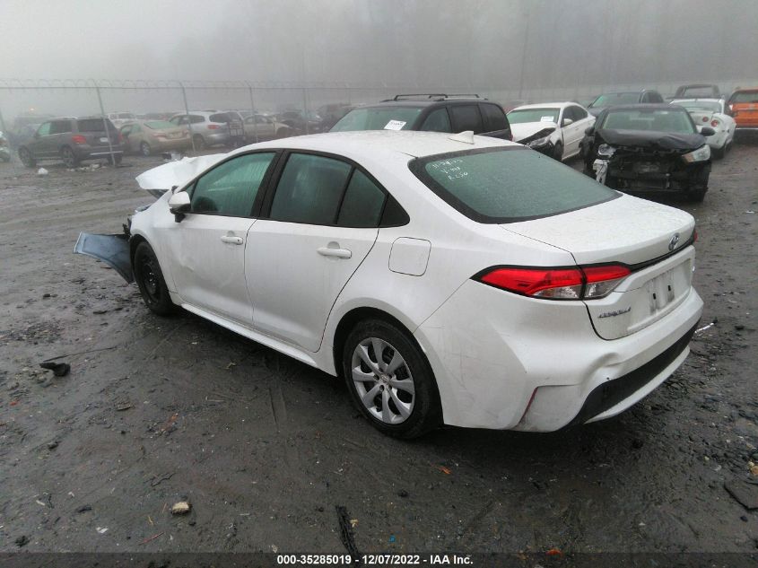 2022 TOYOTA COROLLA LE VIN: 5YFEPMAE1NP321948