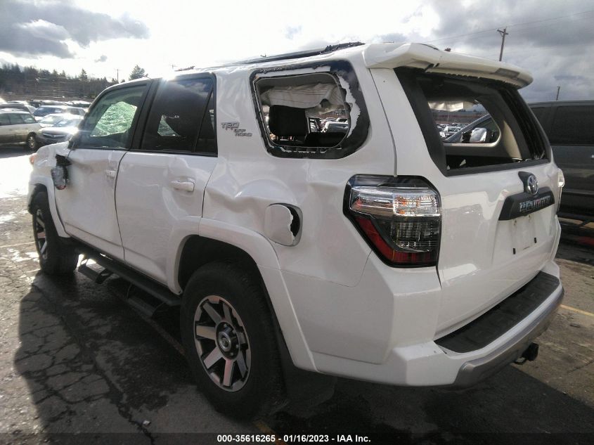 2021 TOYOTA 4RUNNER TRD OFF ROAD PREMIUM VIN: JTERU5JRXM5919756