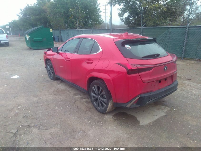 2022 LEXUS UX UX 200 F SPORT VIN: JTHE3JBH7N2046005