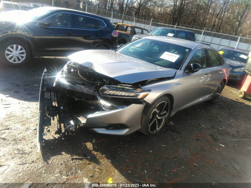 2022 HONDA ACCORD HYBRID SPORT VIN: 1HGCV3F28NA008035