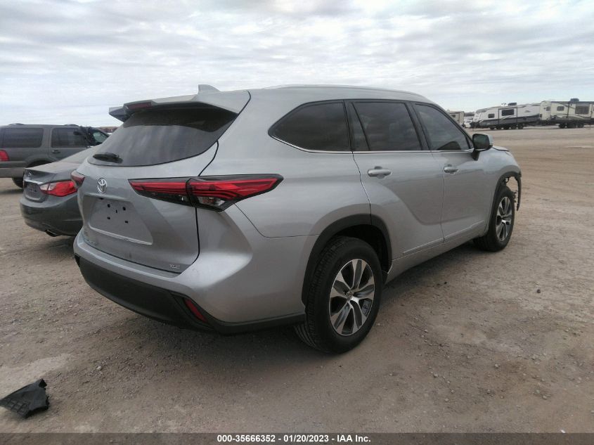 2021 TOYOTA HIGHLANDER XLE VIN: 5TDGZRAH5MS047413