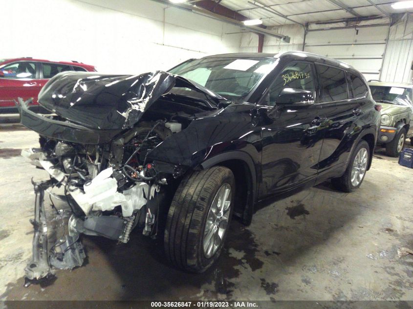 2021 TOYOTA HIGHLANDER LIMITED/PLATINUM VIN: 5TDDZRBH1MS540295
