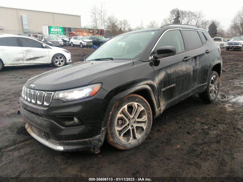 2022 JEEP COMPASS LIMITED VIN: 3C4NJDCB0NT101086