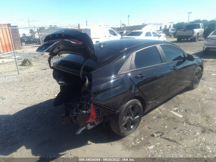 2022 HYUNDAI ELANTRA SEL VIN: 5NPLM4AG3NH054388
