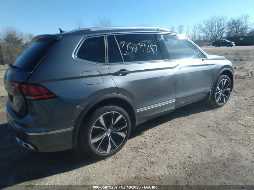 2022 VOLKSWAGEN TIGUAN SEL R-LINE VIN: 3VV4B7AX2NM068497