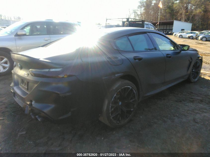2022 BMW M8 COMPETITION VIN: WBSGV0C04NCG77923