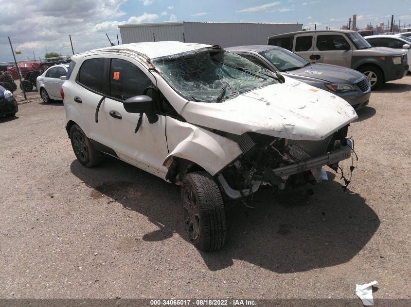 2021 FORD ECOSPORT S VIN: MAJ3S2FE4MC412552