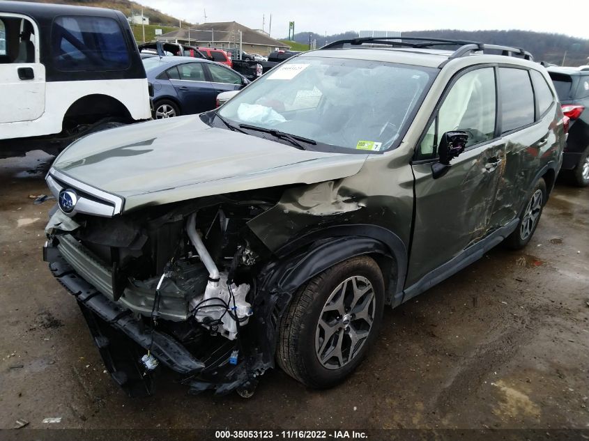 2021 SUBARU FORESTER PREMIUM VIN: JF2SKAJC9MH500023