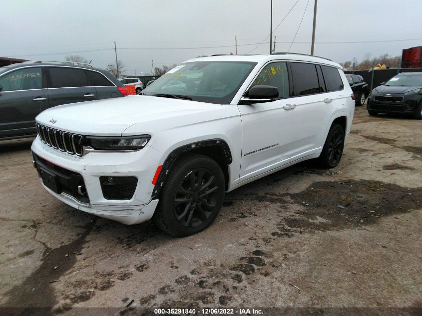 2021 JEEP GRAND CHEROKEE L OVERLAND VIN: 1C4RJKDG2M8119845