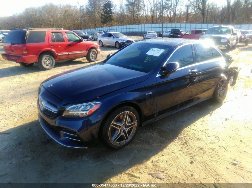 2021 MERCEDES-BENZ C-CLASS AMG C 43 VIN: W1KWF6EB4MR609783