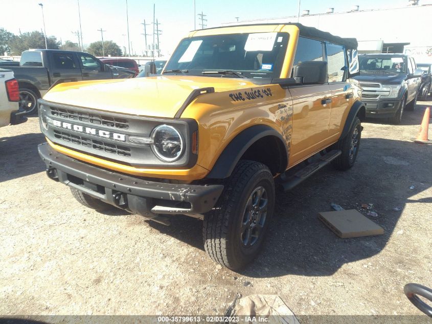 2022 FORD BRONCO BASE/BIG BEND VIN: 1FMEE5BP8NLA80230