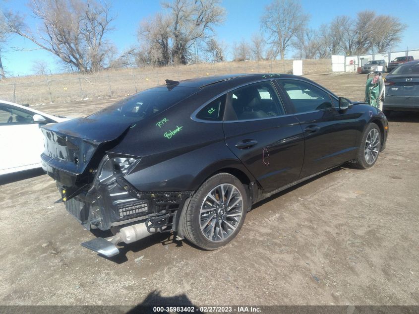 2022 HYUNDAI SONATA LIMITED VIN: KMHL34J23NA195956