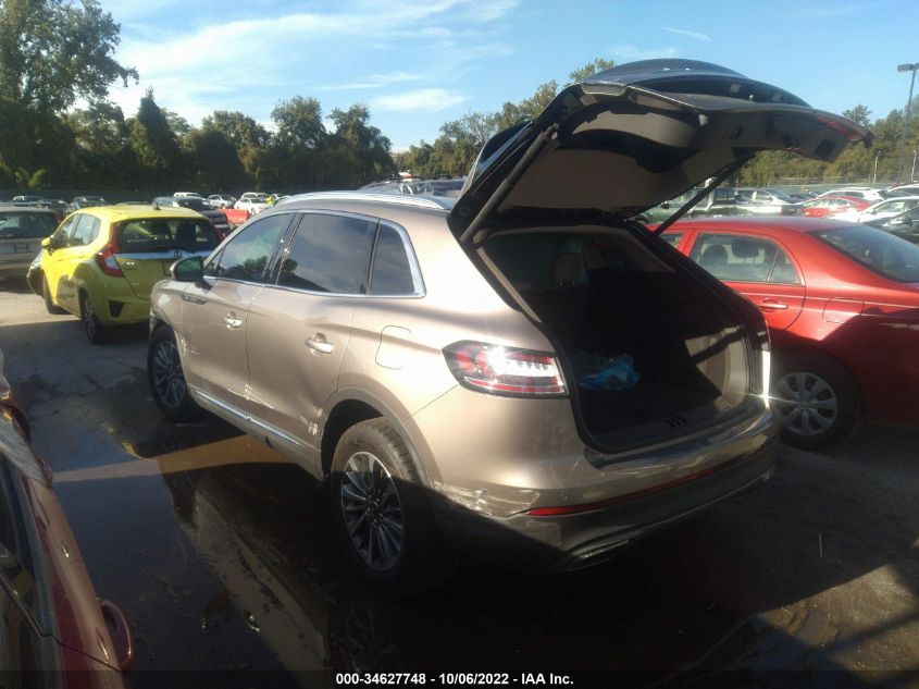 2021 LINCOLN NAUTILUS STANDARD VIN: 2LMPJ6J90MBL10603