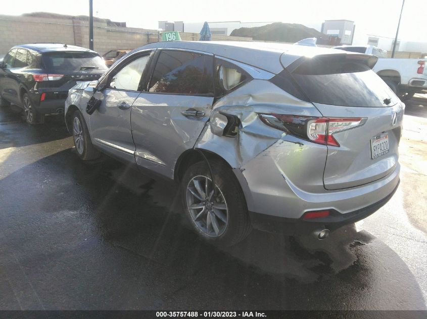 2021 ACURA RDX W/TECHNOLOGY PACKAGE VIN: 5J8TC2H51ML046250