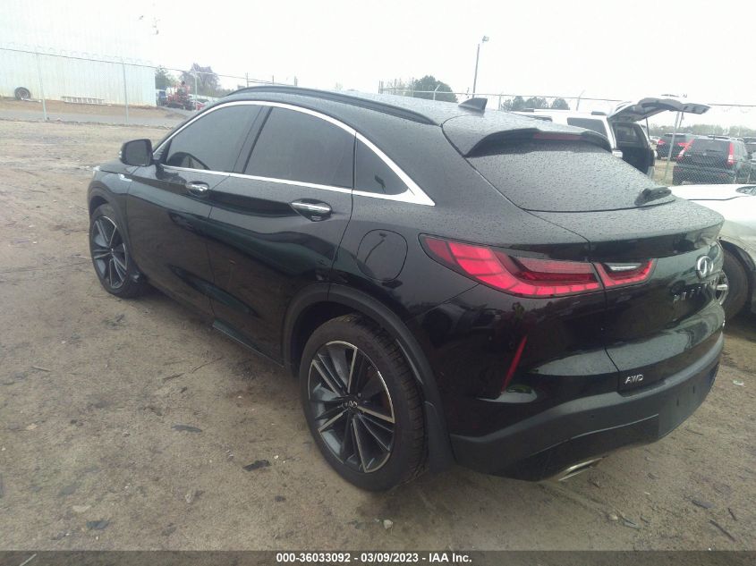 2022 INFINITI QX55 LUXE VIN: 3PCAJ5J33NF101047