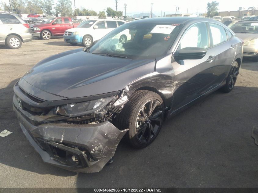 2021 HONDA CIVIC SEDAN SPORT VIN: 2HGFC2F89MH508304