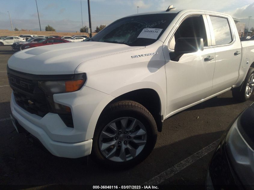 2022 CHEVROLET SILVERADO 1500 CUSTOM VIN: 1GCPABEK9NZ616994