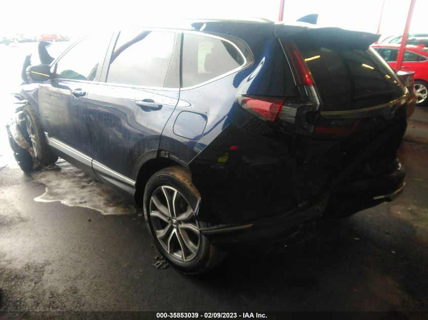 2022 HONDA CR-V HYBRID TOURING VIN: 5J6RT6H90NL001038
