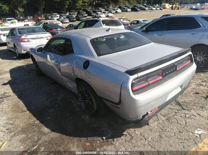 2021 DODGE CHALLENGER R/T SCAT PACK VIN: 2C3CDZFJ2MH627407