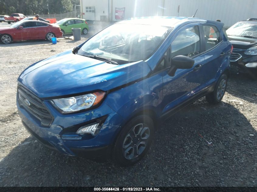 2021 FORD ECOSPORT S VIN: MAJ3S2FE1MC405073