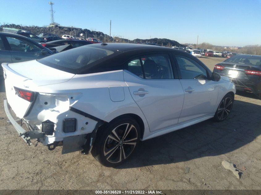 2022 NISSAN SENTRA SR VIN: 3N1AB8DV2NY258703