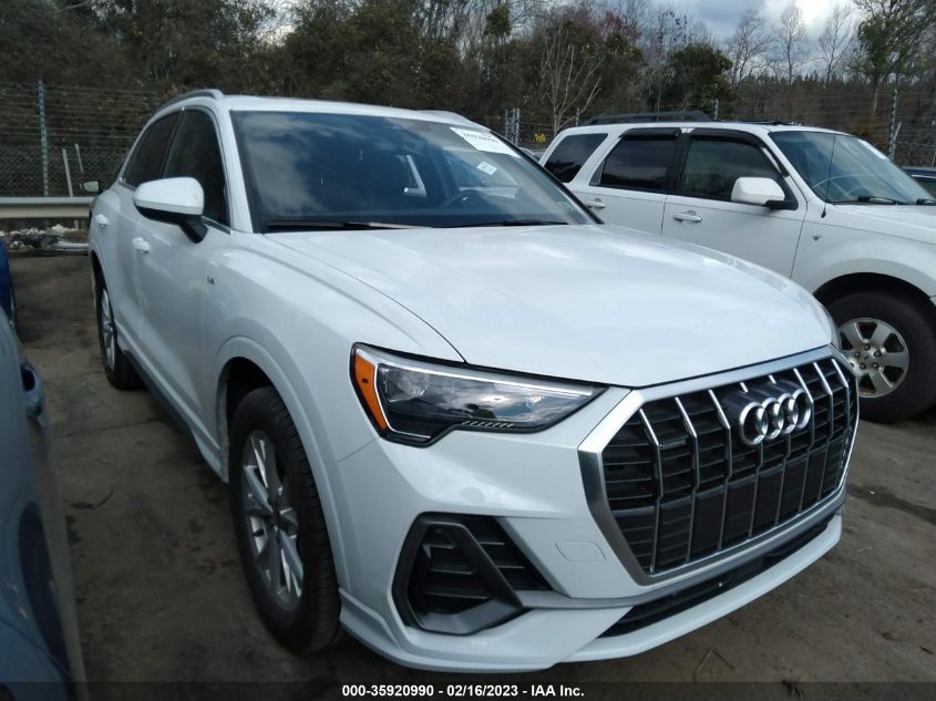2022 AUDI Q3 S LINE PREMIUM VIN: WA1DECF34N1126928