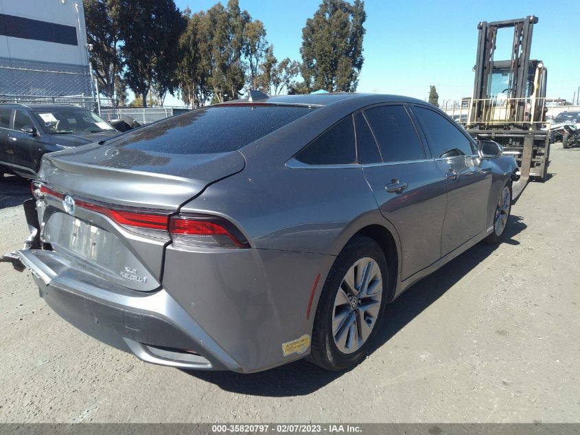 2022 TOYOTA MIRAI XLE/LIMITED VIN: JTDAAAAA6NA004439