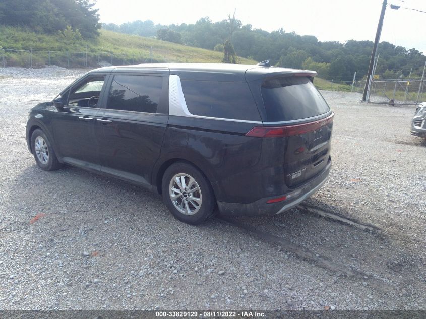 2022 KIA CARNIVAL LXS VIN: KNDNB4H38N6126567
