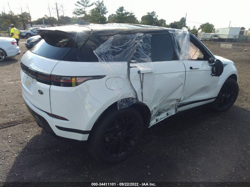 2022 LAND ROVER RANGE ROVER EVOQUE S VIN: SALZJ2FX4NH165488