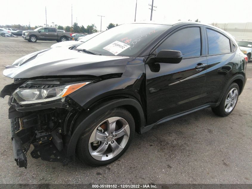 2020 HONDA HR-V LX VIN: 3CZRU5H33LG700015