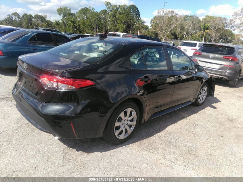 2022 TOYOTA COROLLA LE VIN: 5YFEPMAE3NP381617