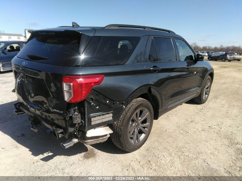 2022 FORD EXPLORER XLT VIN: 1FMSK8DH4NGA01003