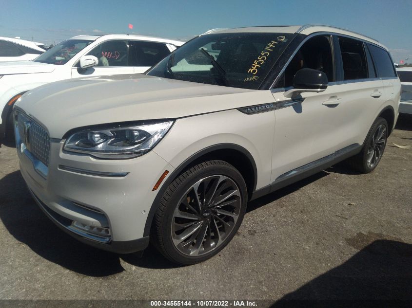 2021 LINCOLN AVIATOR RESERVE VIN: 5LM5J7XC9MGL04364