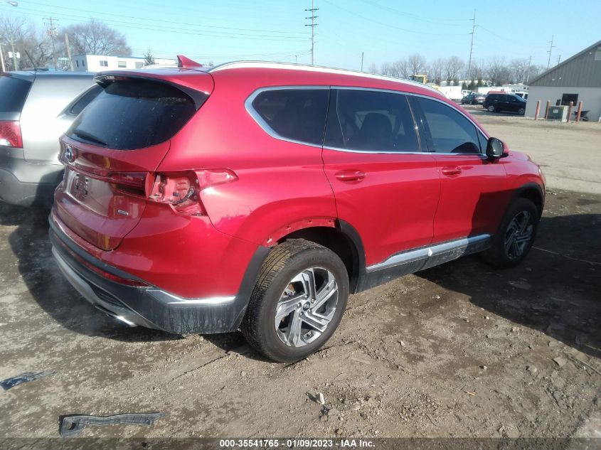 2021 HYUNDAI SANTA FE SEL VIN: 5NMS2DAJ9MH367924