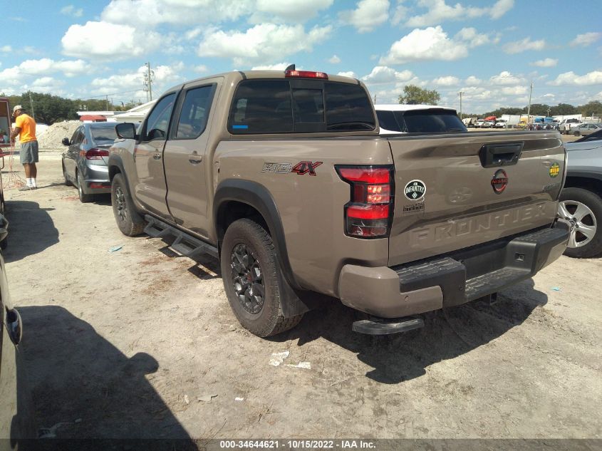 2022 NISSAN FRONTIER PRO-4X VIN: 1N6ED1EK0NN676093