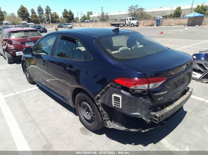 2020 TOYOTA COROLLA LE VIN: JTDEPRAE1LJ026332