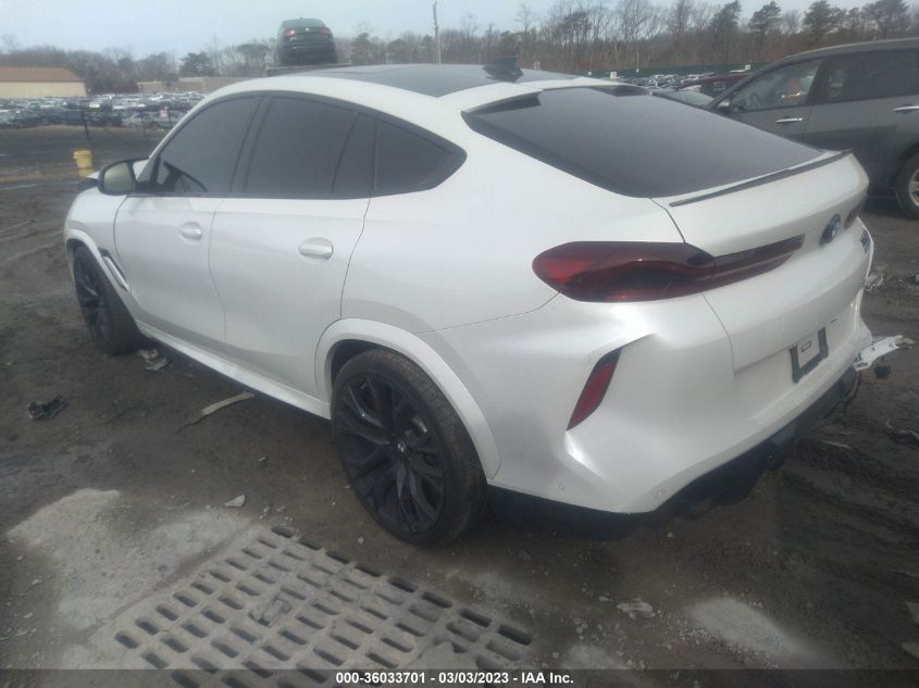 2022 BMW X6 M VIN: 5YMCY0C08N9L36409