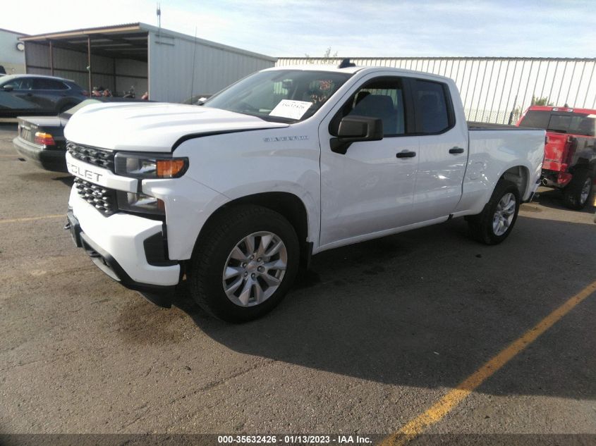 2022 CHEVROLET SILVERADO 1500 LTD CUSTOM VIN: 1GCRWBEK2NZ214745