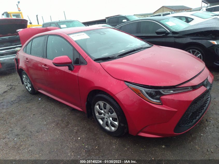 2021 TOYOTA COROLLA LE VIN: JTDEPMAE4MJ156061
